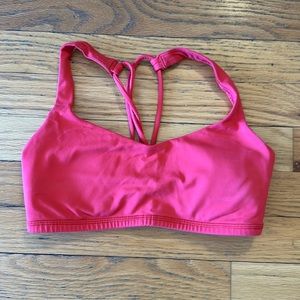 Lululemon red sports bra